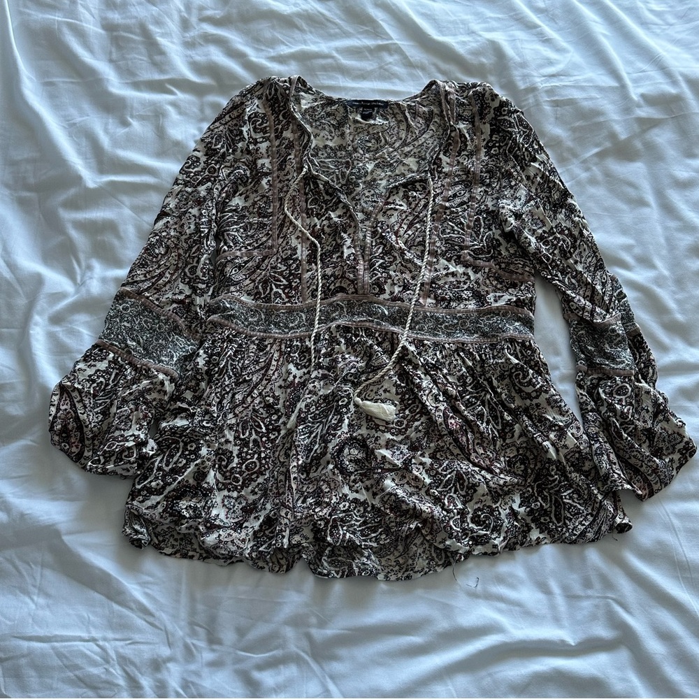 American Eagle Long Sleeve Blouse